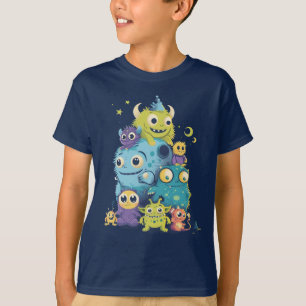 Monsters avond uit t-shirt