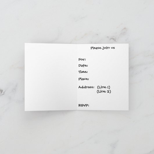 Monsters Creatures Halloween Party Uitnodiging (Binnen)