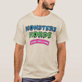 Monsters Horde Alternative Logo T-Shirt (Voorkant)