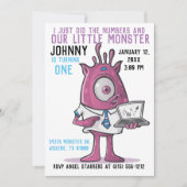 Monsters Invitations de fête d'anniversaire Monste (Devant)