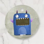 Monsters kinderen Birthday bedankt Bedankjes Labels (Achterkant)