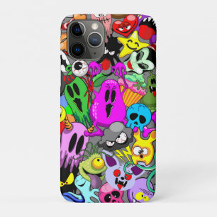 Monsters Leuke Karakters Halloween Patroon iPhone 11 Pro Hoesje