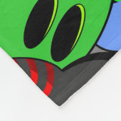 Monsters Leuke Karakters Halloween Patroon Fleece Deken (Hoek)