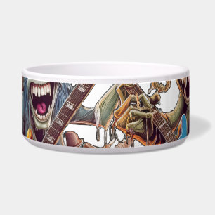 Monsters of Rock and Roll voor muziekliefhebbers Voerbakje