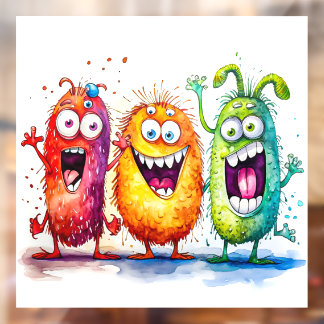 Monsters Raamsticker