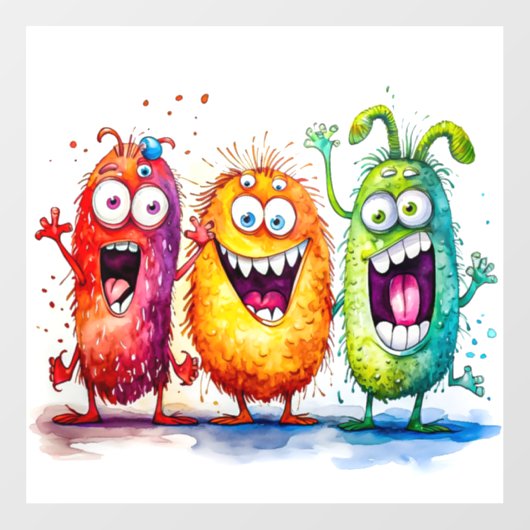 Monsters Raamsticker (Vel)