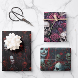 Monsters-thema trio inpakpapier set