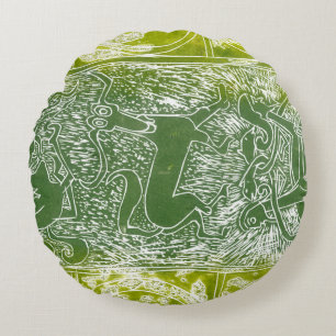 Monsters van Aberlamno Rond Kussen