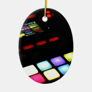 Monsters van Digital Music Dj Technology Sequencer Keramisch Ornament