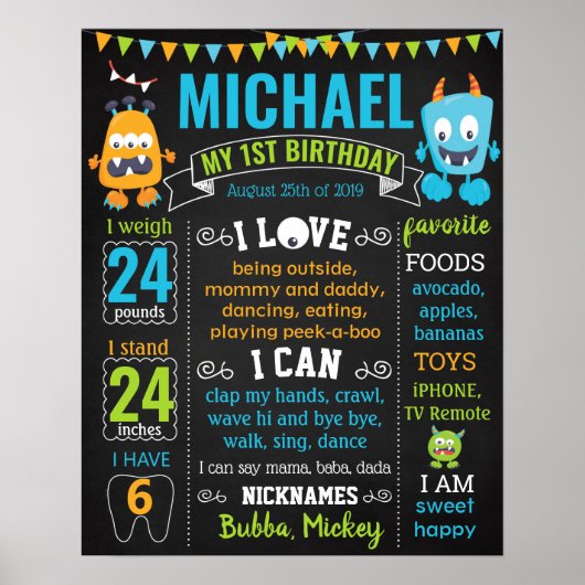 Monsters van het monster van het moederbord van de poster (Voorkant)