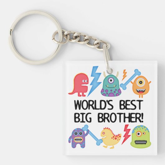 Monsters World Best Big Brother Sleutelhanger (Voorkant)