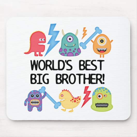 Monsters World's Best Big Brother Muismat (Voorkant)