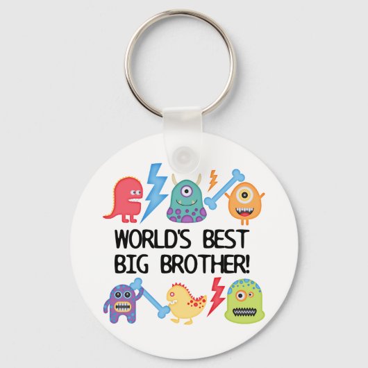 Monsters World's Best Big Brother Sleutelhanger (Voorkant)