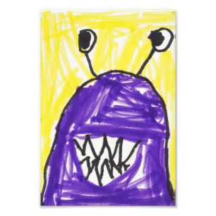 Monsterstukafdrukken Foto Afdruk