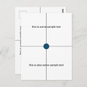 Monstertest Briefkaart (Voorkant / Achterkant)