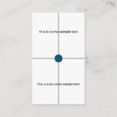 Monstertest Informatiekaartje (Achterkant)