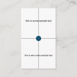 Monstertest Informatiekaartje