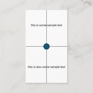 Monstertest Visitekaartje