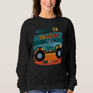  monstertruck zijn mijn jam retrovrouwen die zwere trui