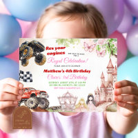 Monstertrucks en prinsessen gezamenlijke verjaarda