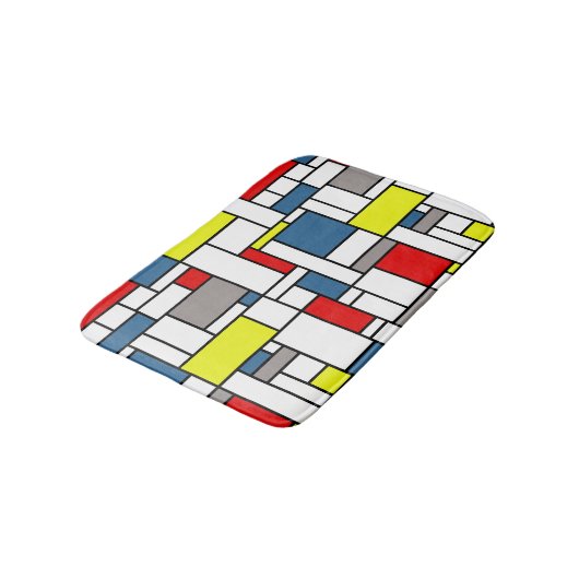 Monstervormig vormontwerp badmat (Gekanteld)