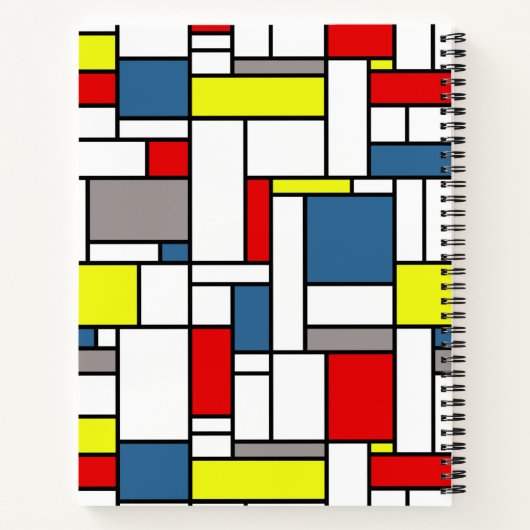 Monstervormig vormontwerp notitieboek (Achterkant)