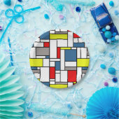 Monstervormig vormontwerp papieren bordje (Feest)