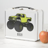 Monstervrachtwagen cartoon illustratie (In situ)