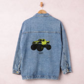 Monstervrachtwagen cartoon illustratie denim jacket (Hangar)