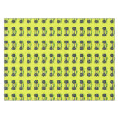 Monstervrachtwagen op kalkgroen tafelkleed (Voorkant (Horizontaal))