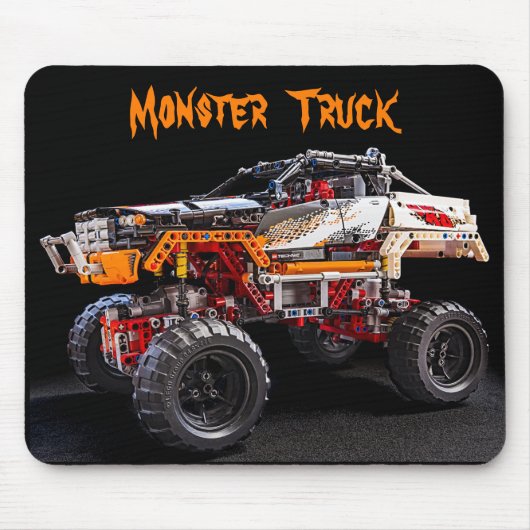 monsterwagen mousepad muismat (Voorkant)