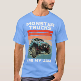 Monsterwagens zijn mijn passie voor retro monster t-shirt