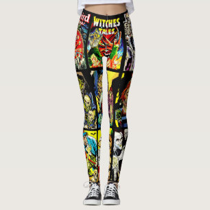 monsterwezens zombies horror art leggings