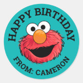 Monstre à la fin de la | Joyeuse étiquette cadeau  (Devant)