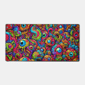 Monstre Abstrait coloré (Recto)