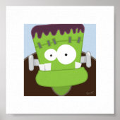 Monstre de Cute Frankenstein | 6 x 6 impression (Devant)