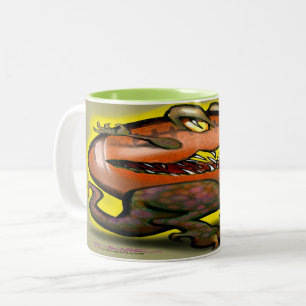 Monstre de football - Mug à café à deux tons