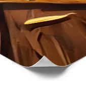 Monstre de pizza avec lunettes | AI Art Poster (Coin)