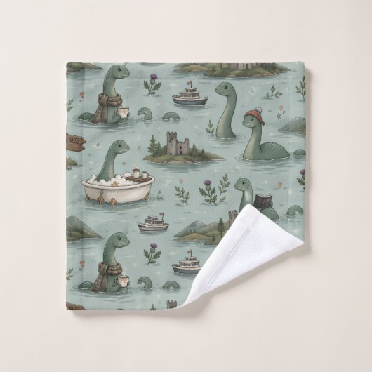Monstre du Loch Ness (Gant de toilette)