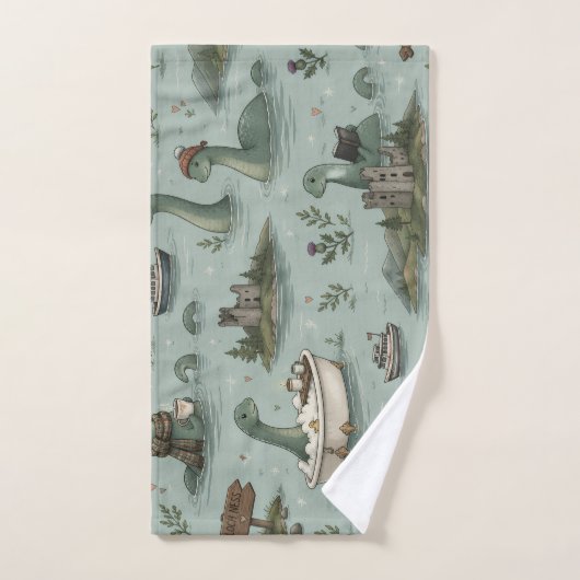 Monstre du Loch Ness (Serviette à main)