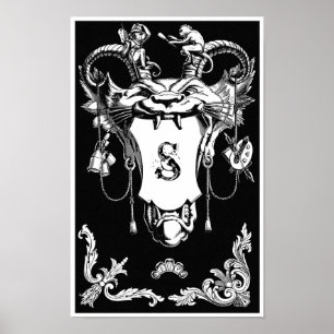 Monstre gothique décoration architecturale antique