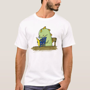 Monstre lisant le T-shirt comique