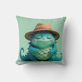 Monstre mignon sur un Coussin