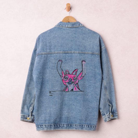 Monstre rose Denim Jacket (Hangar)