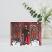 Monstre Vampire / Carte postale Halloween (Debout devant)