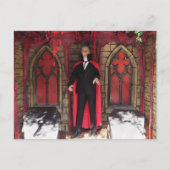 Monstre Vampire / Carte postale Halloween (Devant)