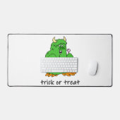 Monstre vert amical pour Halloween (Clavier et souris)