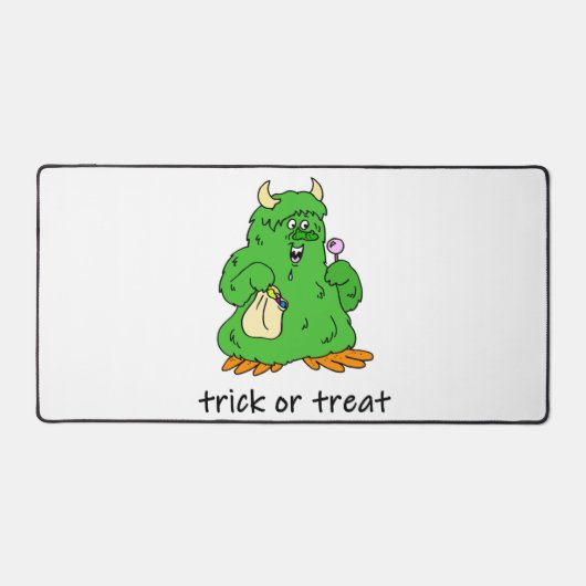 Monstre vert amical pour Halloween (Recto)