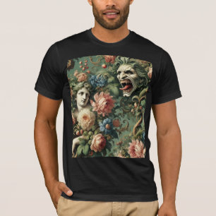 Monstres au Paradis – Gothische Draagbare Kunst T-shirt