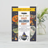 Monstres d'aquarelle Invitation de la fête d'Hallo (Debout devant)